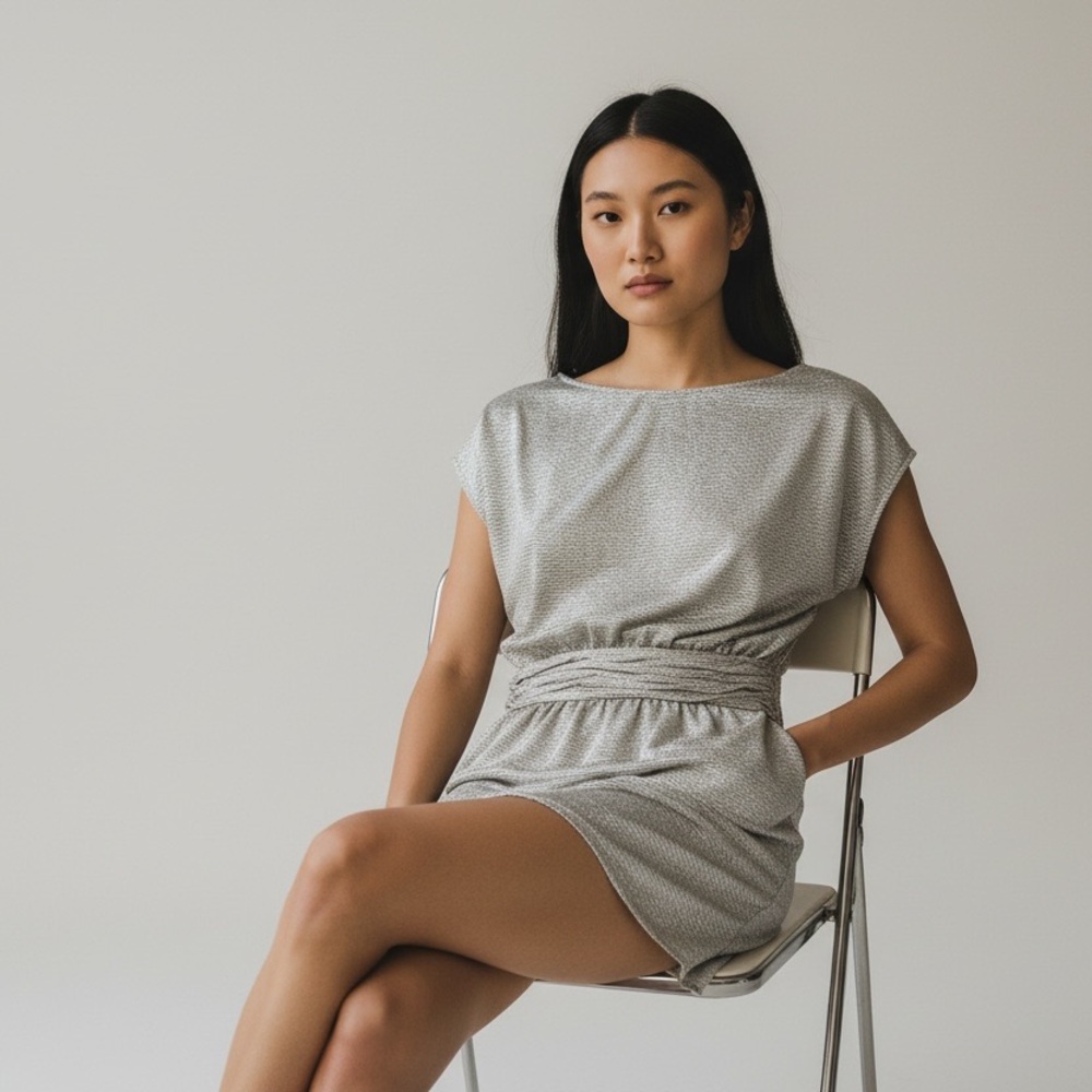 BCBGeneration Gray Mini Dress